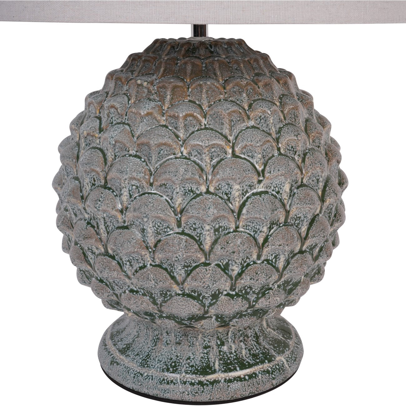Verona Glazed Ceramic Table Lamp with Shade